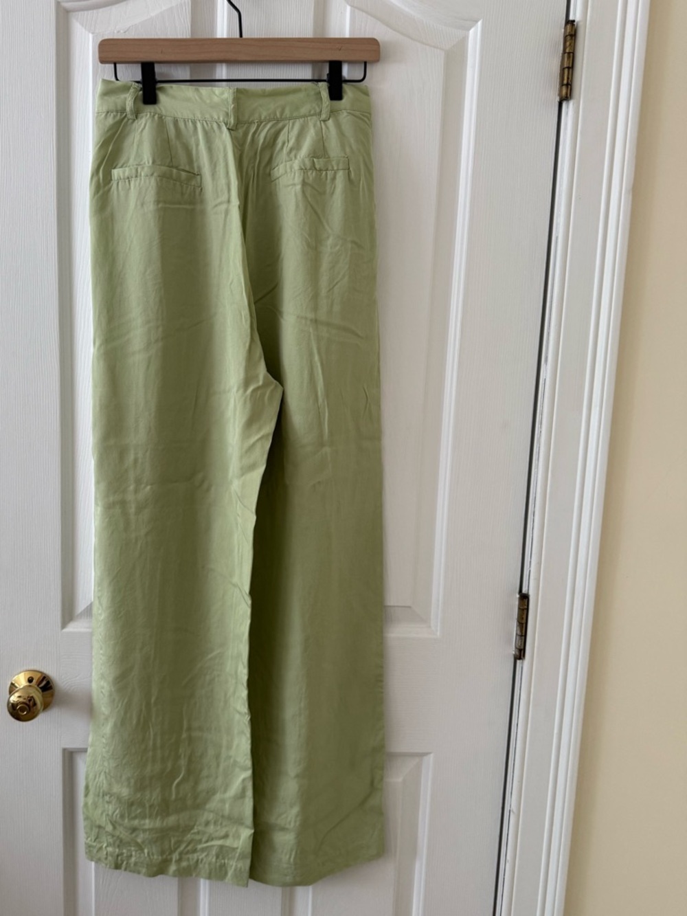 emory park Light Green Wide-Leg Trousers - Picture 7 of 7